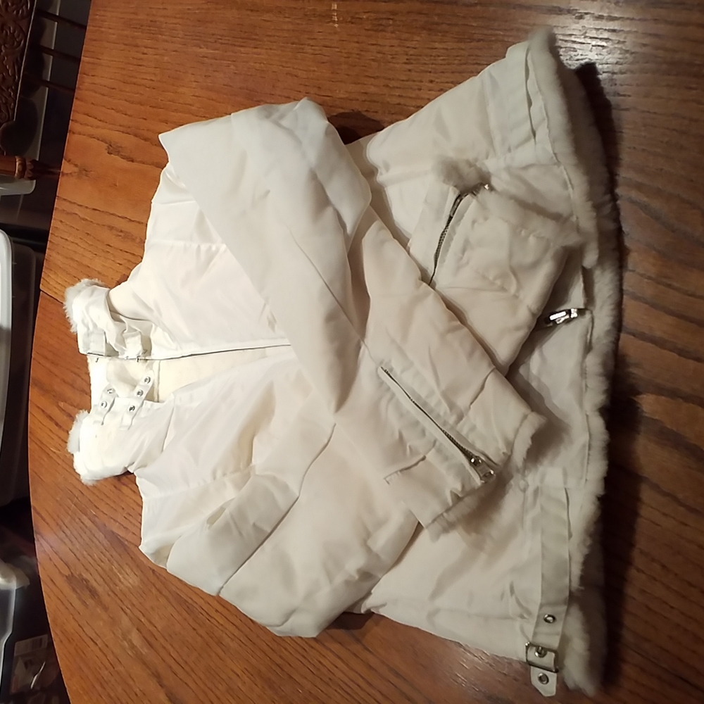 Jacket Genuine Rabbit Reversible Size L - Picture 2 of 14